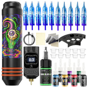DQFART RCA Battery Wireless Tattoo Pen Essential Kit