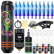 DQFART RCA Battery Wireless Tattoo Pen Essential Kit