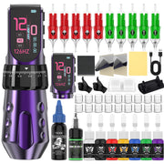 UINK Dual-Battery Color-Screen Tattoo Pen Full Ink Kit