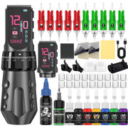 UINK Dual-Battery Color-Screen Tattoo Pen Full Ink Kit