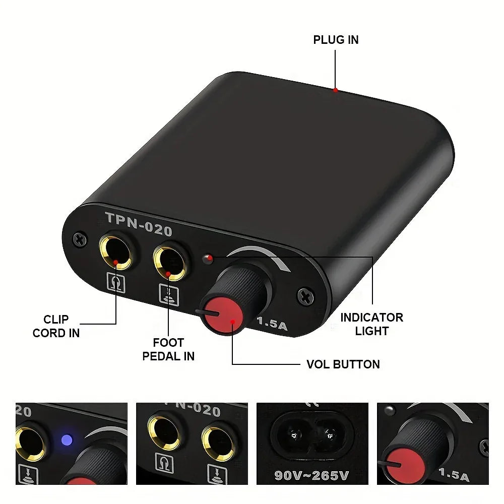 DQFART TPS-96 Wired Tattoo Power Supply product image 3