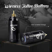 DQFART TS-059 Wireless Tattoo Battery Power Supply 1200mAh for Tattoo Machines