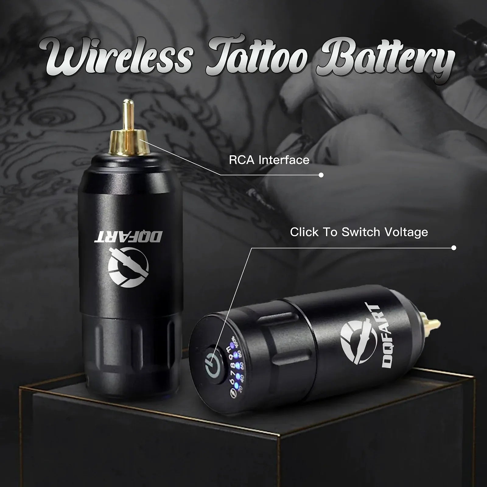 DQFART TS-059 Wireless Tattoo Battery Power Supply 1200mAh product image 5