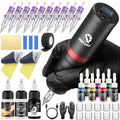DQFART WTK-130 Wireless Tattoo Gun Kit 1500mAh color tattoo pen kit product image 1