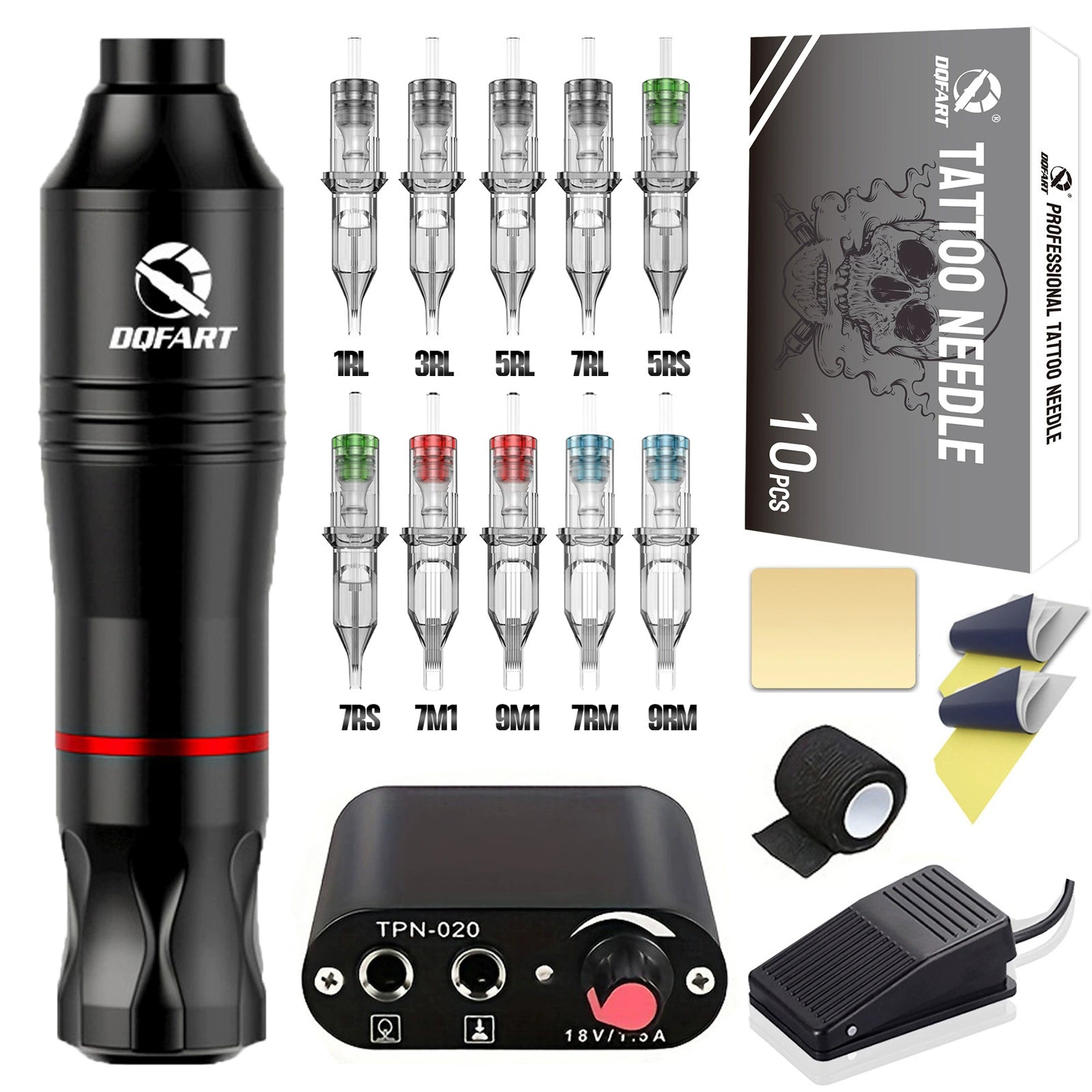 DQFART Beginner Tattoo Gun Kit with Motor Pen product image 1