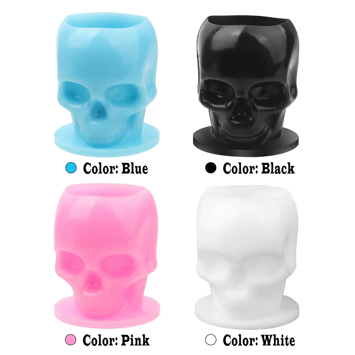 Skull Tattoo Ink Cups 100 Pack and 20 Pack product image 1