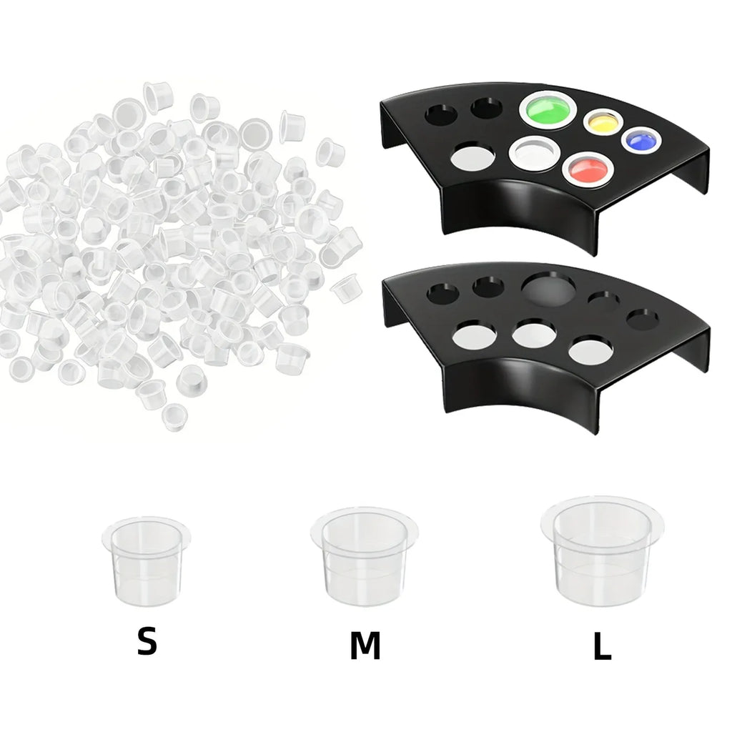 DQFART 8-Hole Tattoo Ink Cup Holder Set product image 1