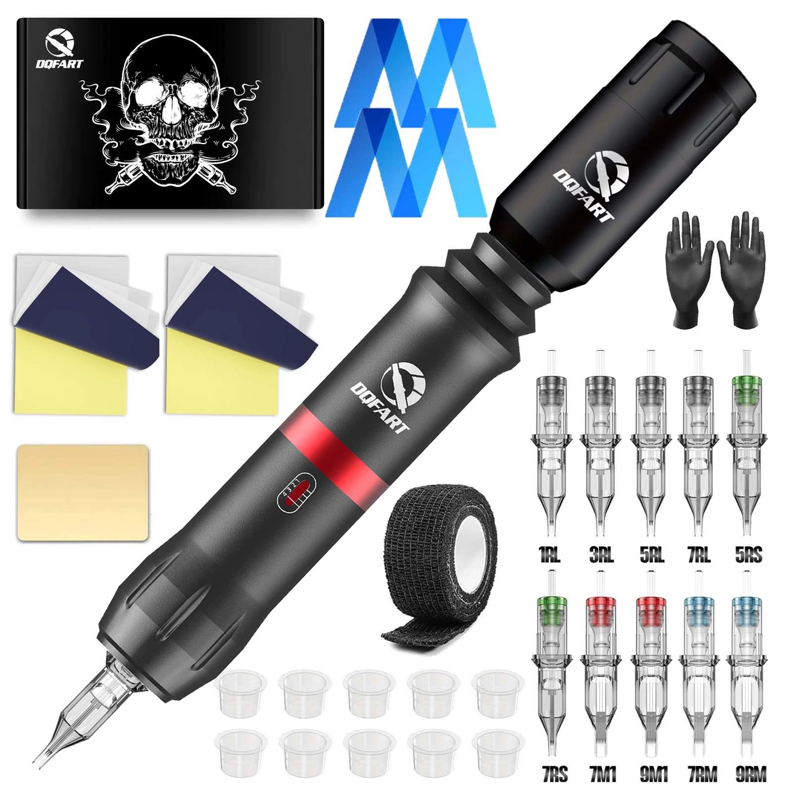 DQFART WKS-05 Rocket V6 Wireless Tattoo Gun Kit product image 1