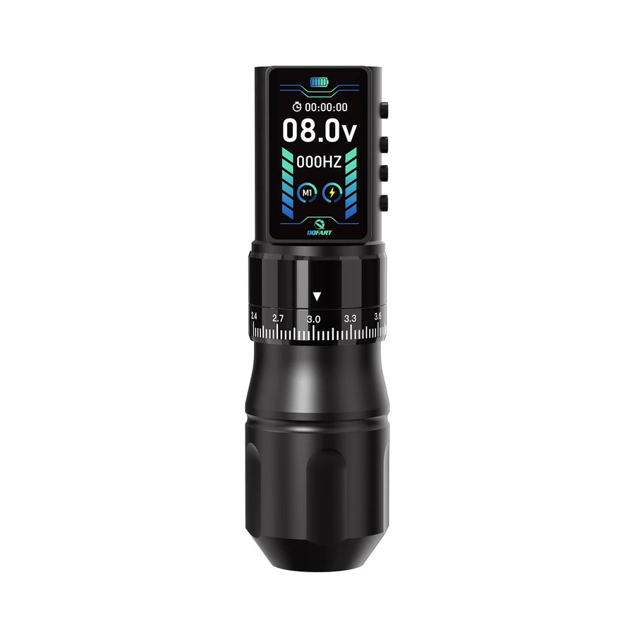 DQFART T8 adjustable stroke wireless tattoo gun