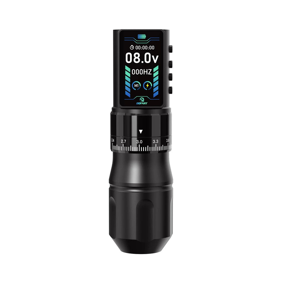 DQFART T8 adjustable stroke wireless tattoo gun pen machine