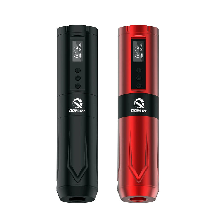 DQFART T5 Wireless Tattoo Gun Pen Machine LED Display 2000mAh