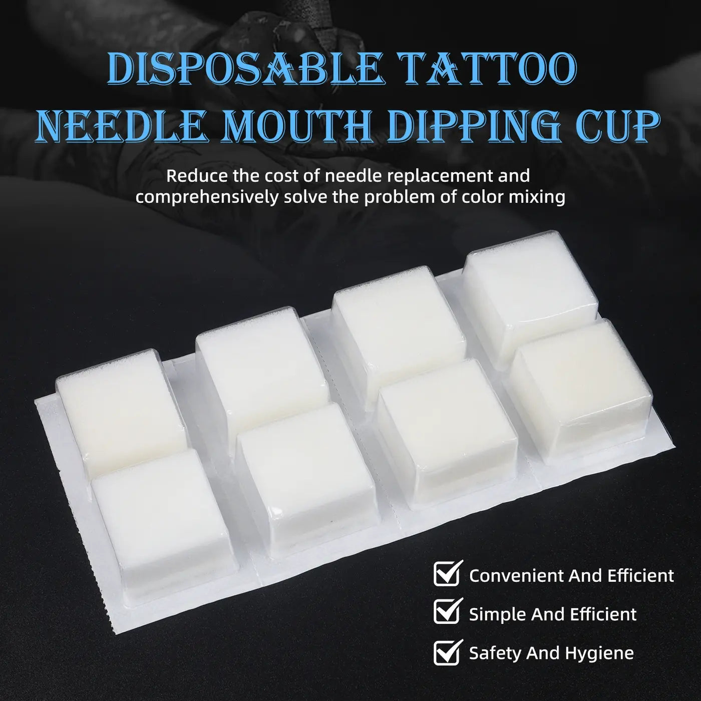 Disposable Tattoo Needle Cleaning Cups 20 Pack product image 1
