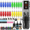 DQFART LCD Color Screen Wireless Tattoo Gun Kit 1.47 Inch product image 1