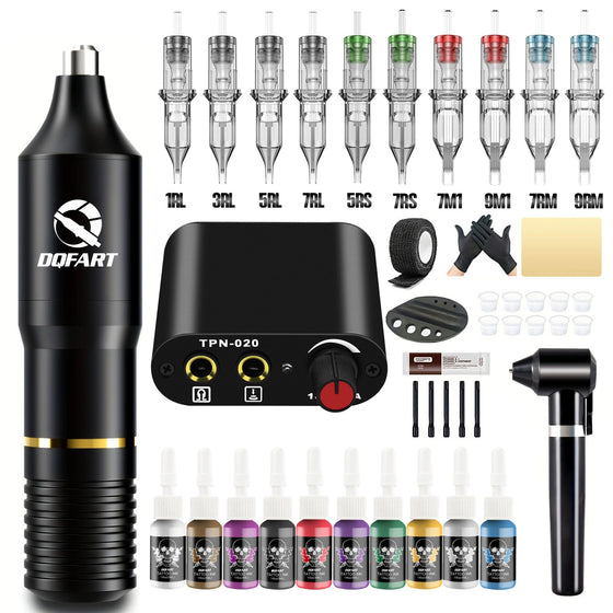 DQFART TM-005 Custom Logo Wired Tattoo Gun Kit product image 1