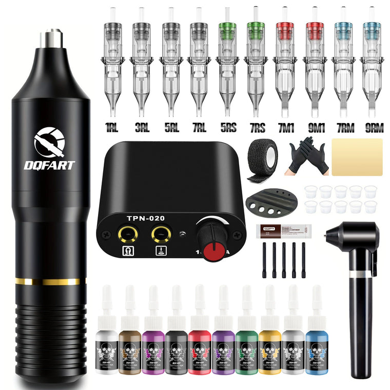 DQFART TM-005 Custom Logo Wired Tattoo Gun Kit product image 1