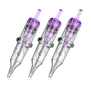 DQFART TNC-006 Purple Cartridge Tattoo Needles 10 Pack for Tattoo Machines