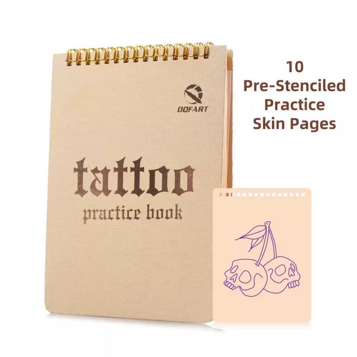 Tattoo Practice Skin Notebook 10 Sheets 1mm for Tattoo Practice