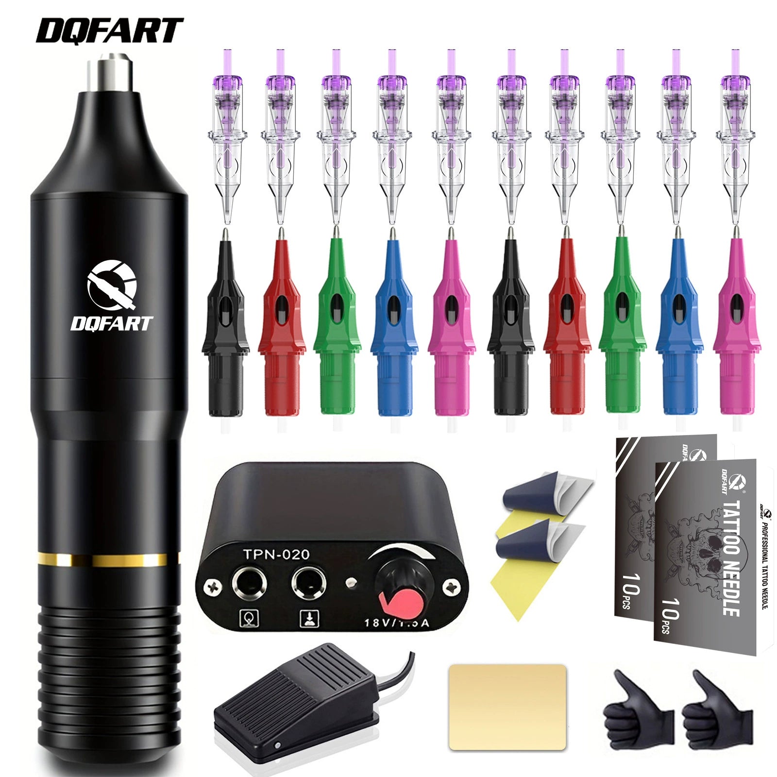DQFART TT-089 Tattoo Gun Kit for Lining and Shading product image 1