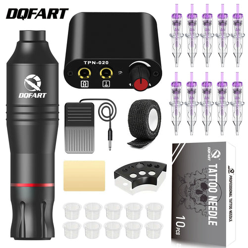 DQFART Beginner Wired Tattoo Gun Kit with Power Supply product image 1