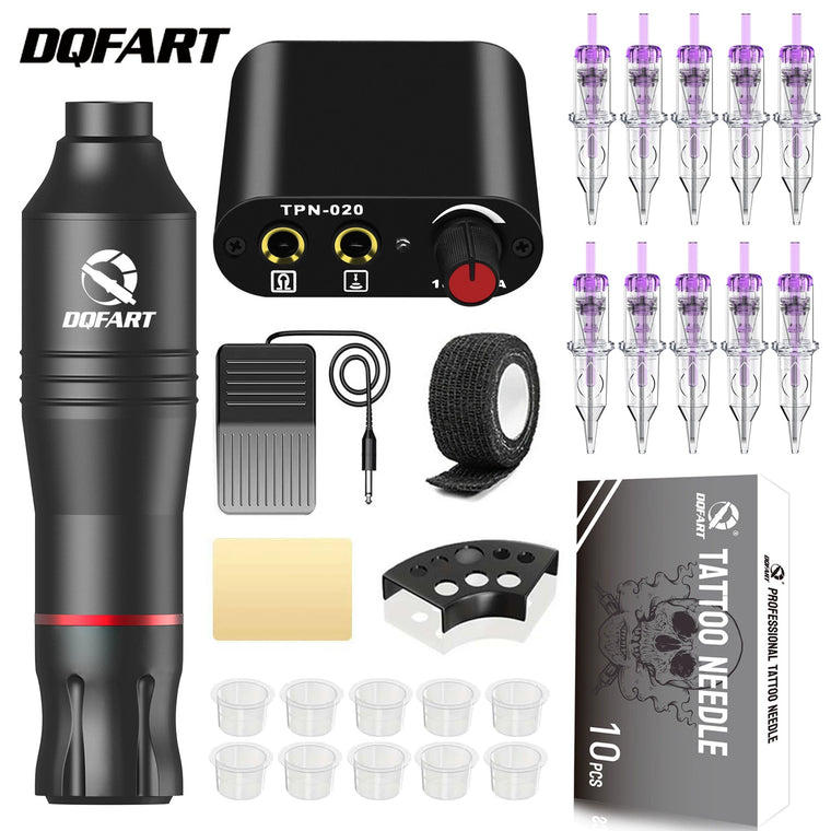 DQFART Beginner Wired Tattoo Gun Kit with Power Supply product image 1