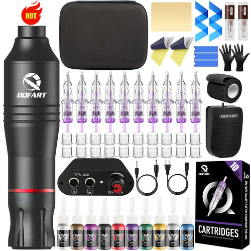 DQFART Beginner Tattoo Gun Kit with Carry Case product image 1