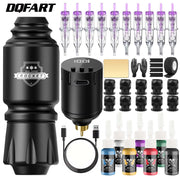DQFART Rocket Short Pen Wireless Tattoo Gun Kit 1500mAh product image 1