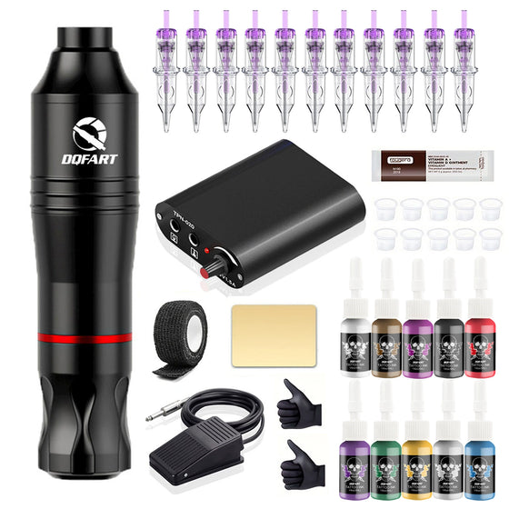 DQFART Beginner Tattoo Gun Kit for Tattoo and PMU Practice product image 1