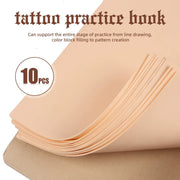 Tattoo Practice Skin Notebook 10 Sheets 1mm for Tattoo Practice