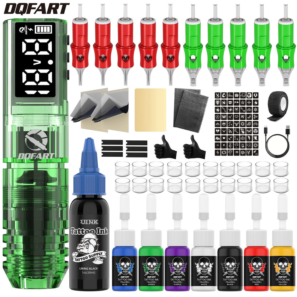 DQFART WTK-254 P1 Wireless Tattoo Pen and Kit product image 2