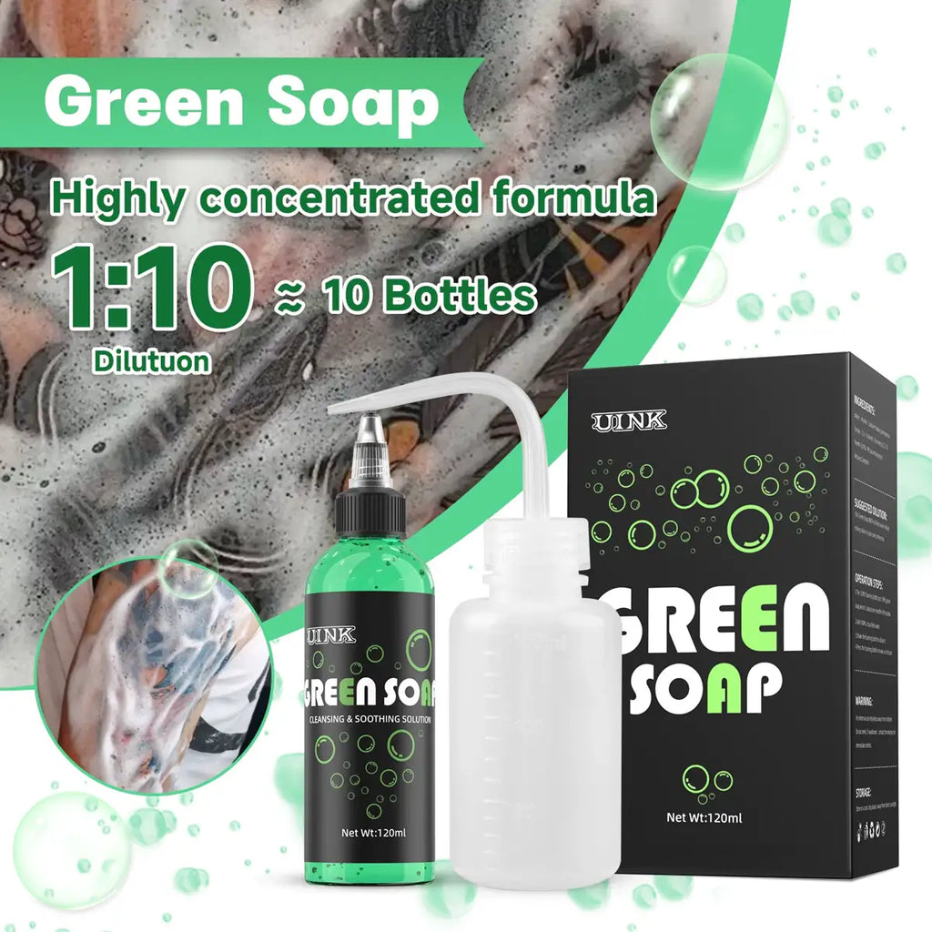 UINK Blue Soap 120ml Tattoo Cleaning Kit product image 2