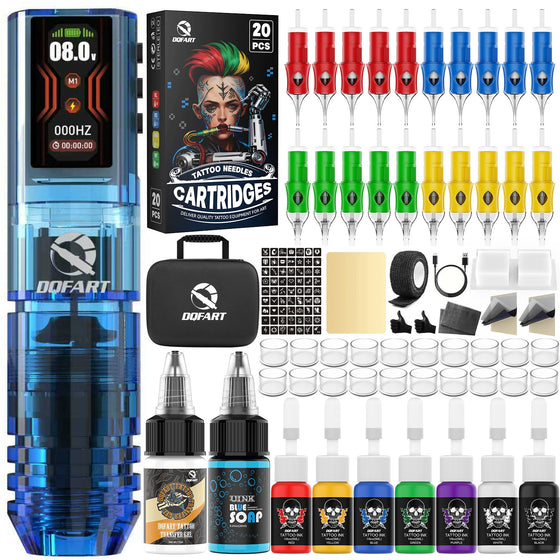 DQFART Wireless Tattoo Gun Kit for Beginner Practice product image 2