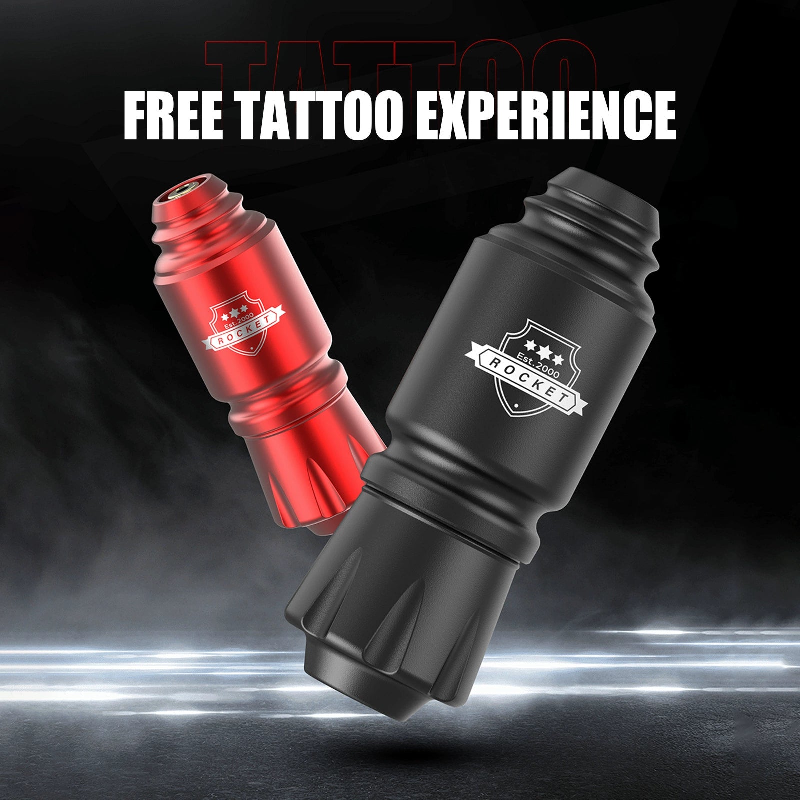 DQFART Rocket Mini Power Wireless Tattoo Gun Kit 1500mAh product image 2