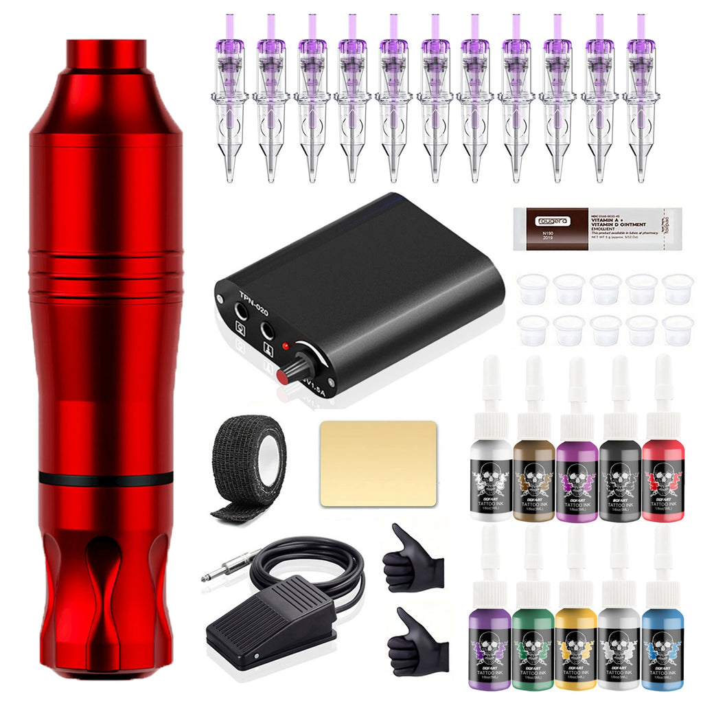 DQFART Beginner Tattoo Gun Kit for Tattoo and PMU Practice product image 2