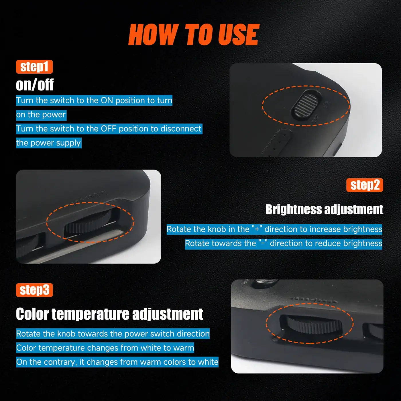 DQFART Mini LED Tattoo Photo Light with Filters product image 2