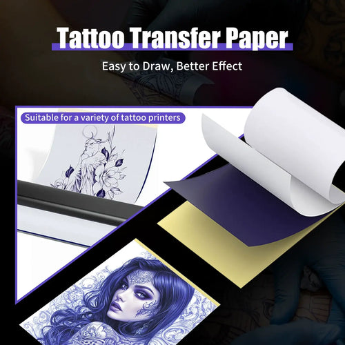 DQFART and UINK Tattoo Transfer Paper 10 Sheets product image 2