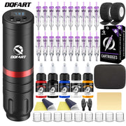 DQFART WTK-131 T1 Wireless Tattoo Gun Kit with Ink product image 2