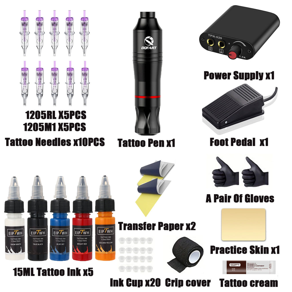 DQFART OP-085 Robert Wired Tattoo Gun Kit product image 2