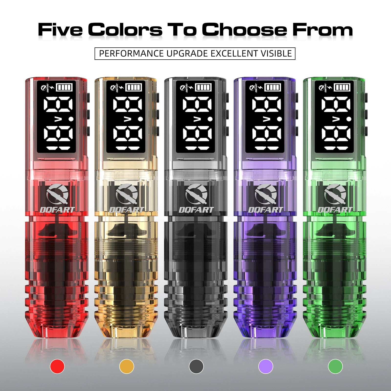 DQFART Wireless Tattoo Gun Kit with Large Color Screen product image 2