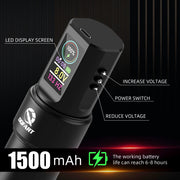 DQFART Color Screen Wireless Tattoo Gun Kit with Ink for Tattoo Artists