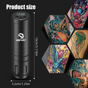 DQFART WTK-153K Wireless Tattoo Gun Kit LED Display product image 2