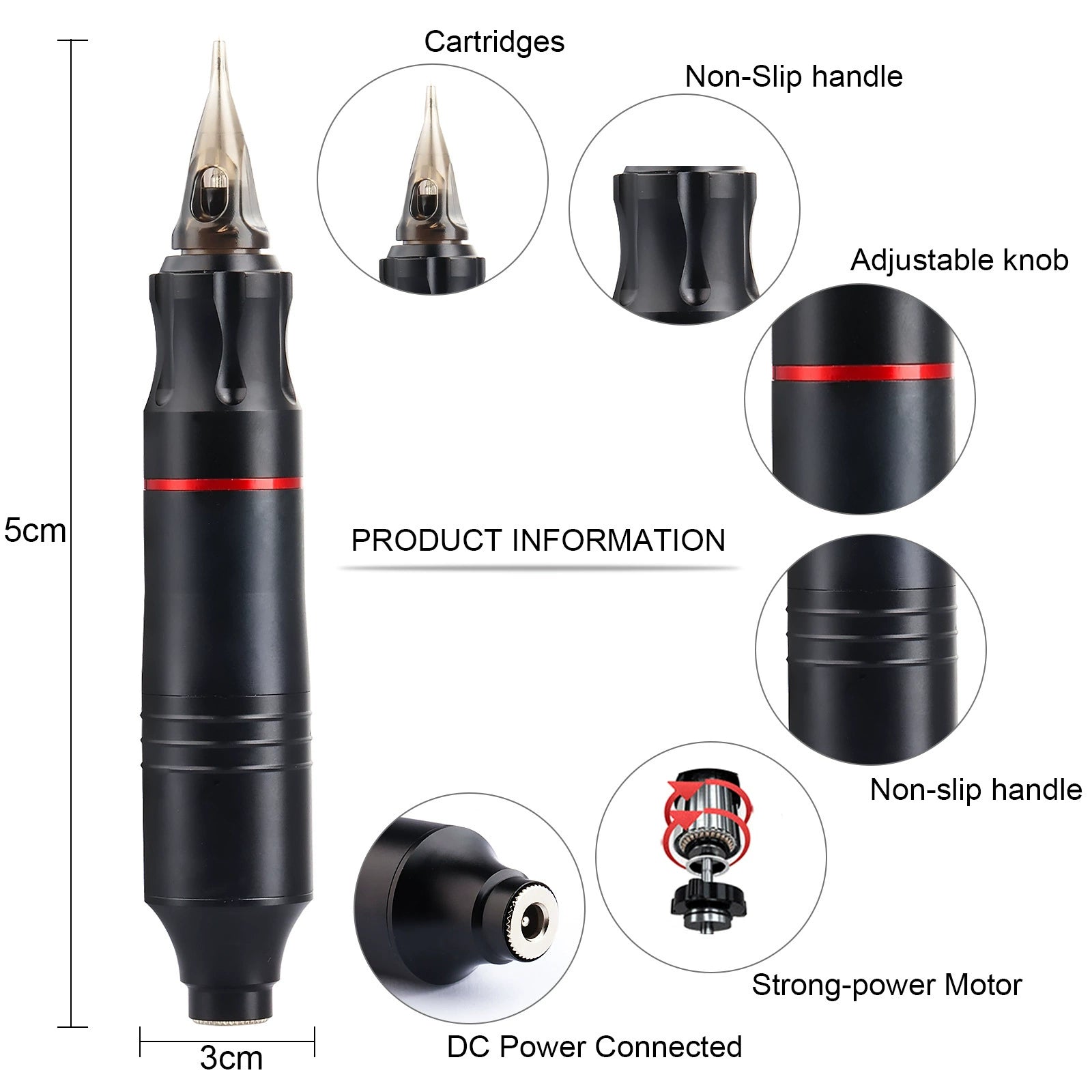DQFART Beginner Tattoo Gun Kit with Motor Pen product image 3