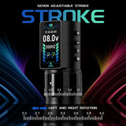 DQFART T8 Adjustable Stroke Wireless Tattoo Pen 2300mAh product image 3