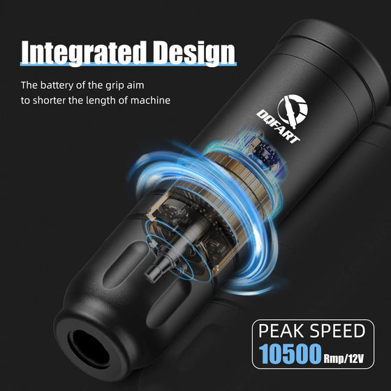 DQFART WTK-153K Wireless Tattoo Gun Kit LED Display product image 3
