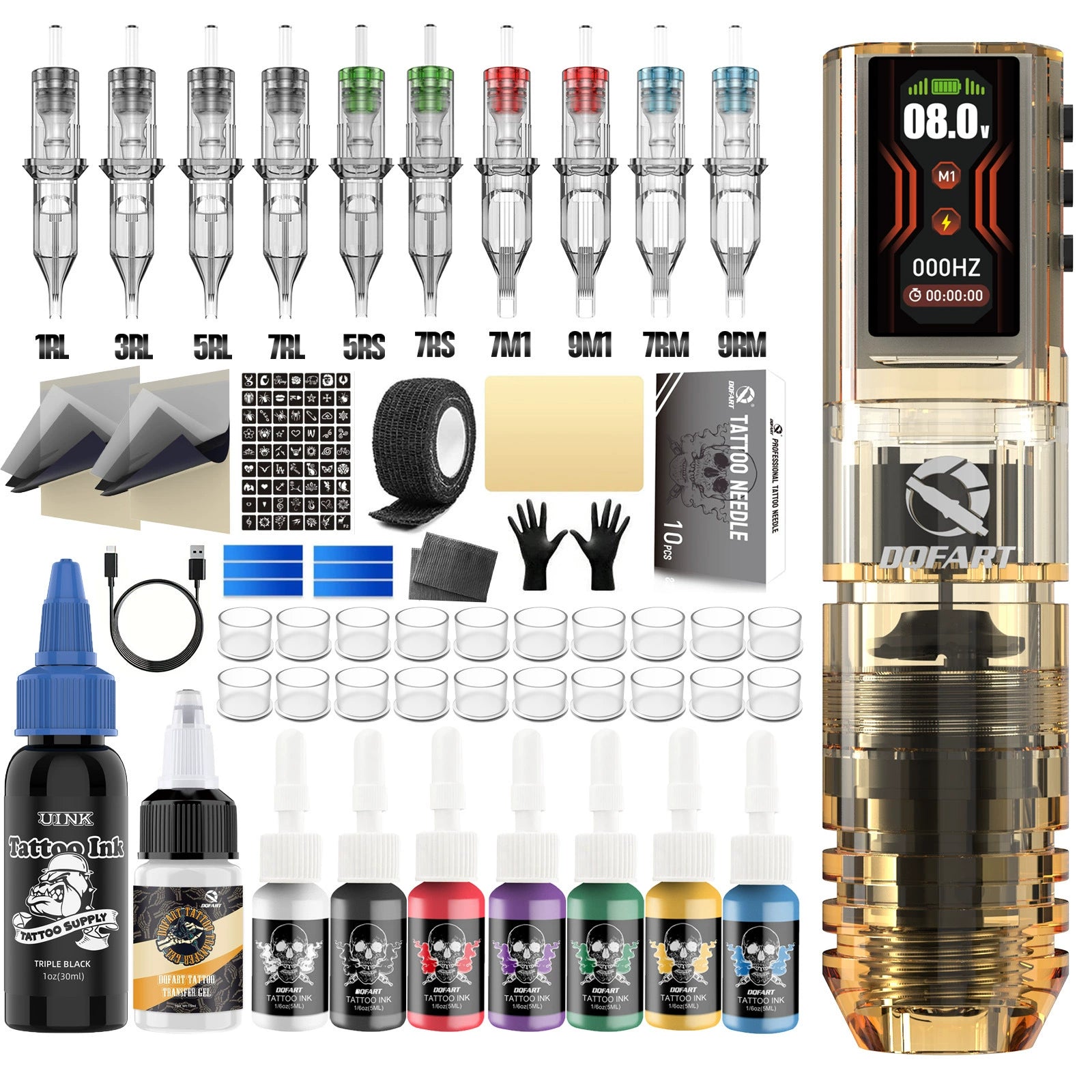 DQFART Wireless Tattoo Gun Kit for Lining and Shading product image 3