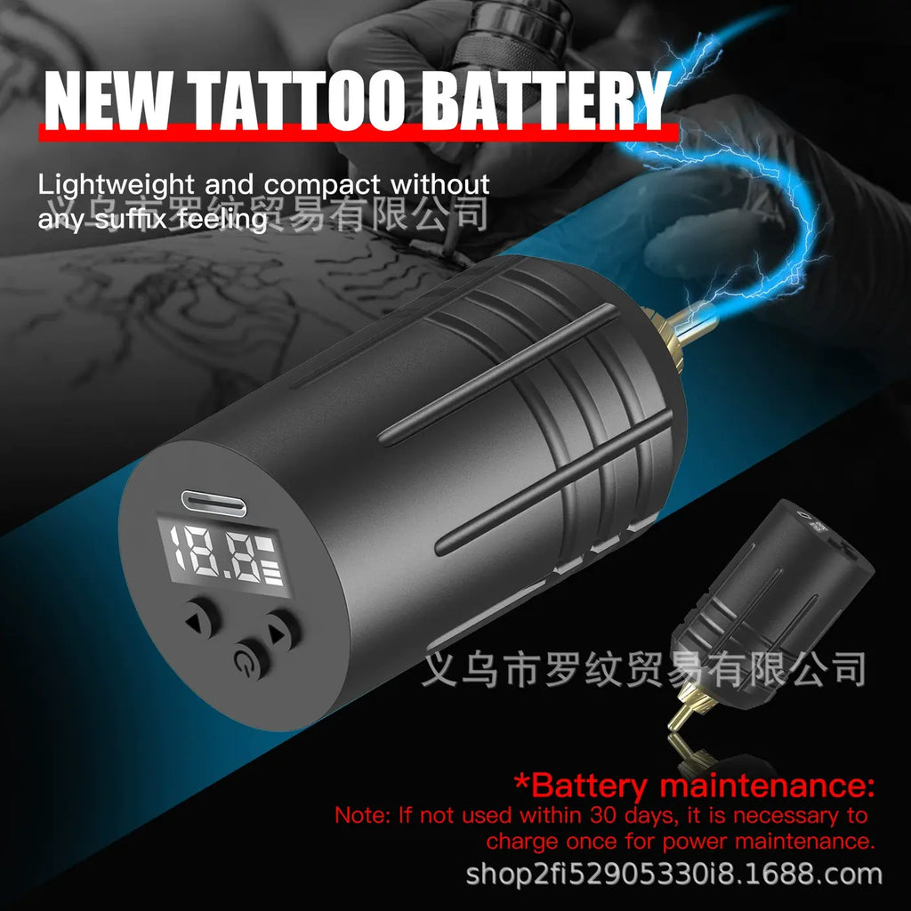 DQFART PS-02 Wireless Tattoo Power Supply DC RCA product image 3