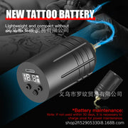 DQFART PS-02 Wireless Tattoo Power Supply DC RCA for Tattoo Machines