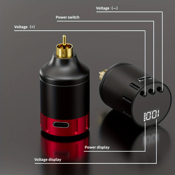 DQFART WTK-198 Rocket Wireless Tattoo Gun Kit 1300mAh product image 3