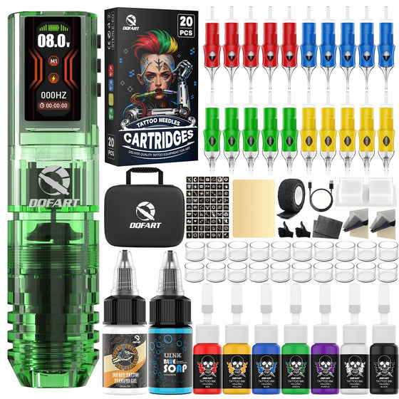 DQFART Wireless Tattoo Gun Kit for Beginner Practice product image 3