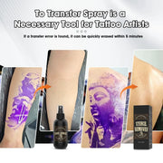 DQFART Tattoo Stencil Remover Spray 150ml for Transfer Cleanup