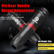 DQFART Rocket V6 Wired Tattoo Gun Pen Machine RCA for Studio Use